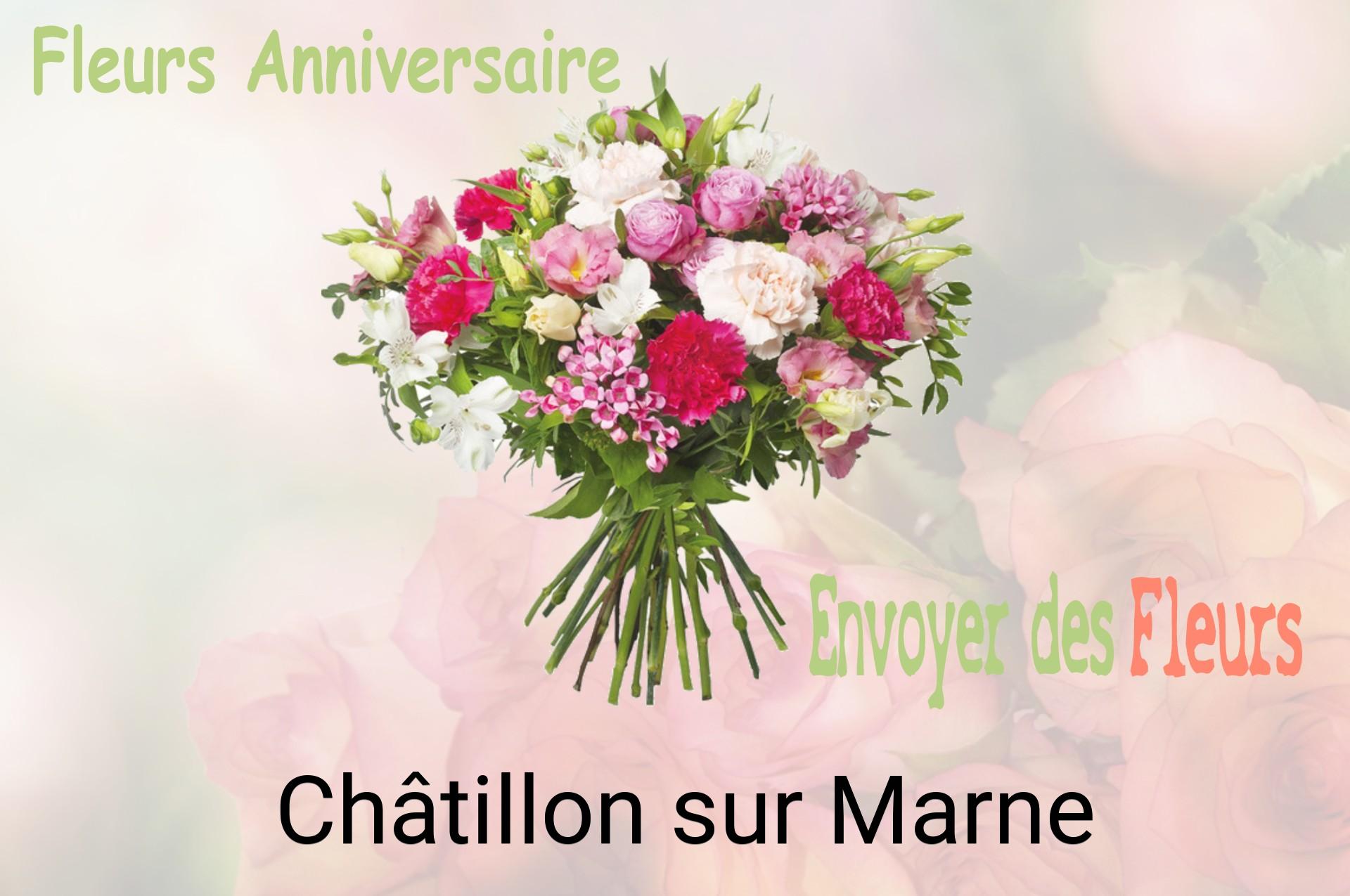 Bouquet de fleurs d’anniversaire livré à Châtillon-sur-Marne